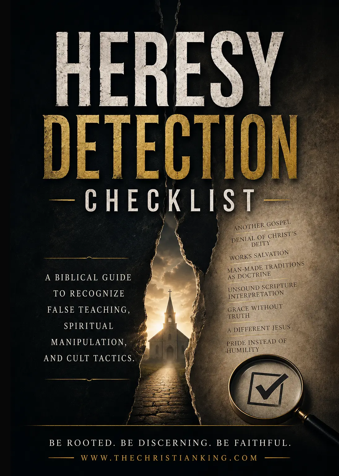 The Heresy Detection Checklist — free guide cover